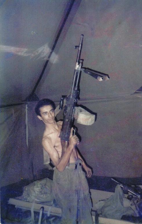 חני חדד בעת שירותו הצבאי. צילום: פרטי